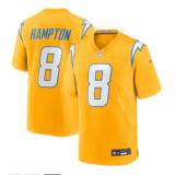 Omarion Hampton, Los Angeles Chargers Nike Jersey - Gold